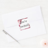 Sticker Carré Vous êtes invité (Enveloppe)
