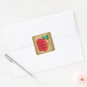 Sticker Carré Vous êtes le plus grand enseignant (Enveloppe)