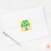Sticker Carré Vous êtes mon monde (Enveloppe)