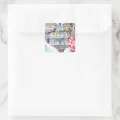 Sticker Carré Vous êtes mon oiseau dans l'arbre : Le design de c (Sac)