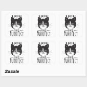 Sticker Carré Vous Êtes Parfait (Feuille)