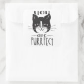 Sticker Carré Vous Êtes Parfait (Sac)