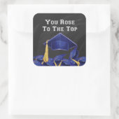 Sticker Carré Vous êtes Rose au sommet (Sac)