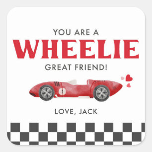 Sticker Carré Vous êtes un ami formidable pour la Saint-Valentin