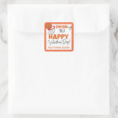 Sticker Carré Vous faire passer pour un Heureuse Sainte-Valentin (Sac)