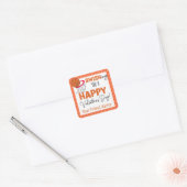 Sticker Carré Vous faire passer pour un Heureuse Sainte-Valentin (Enveloppe)