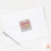 Sticker Carré Vous M'Aimez (Enveloppe)