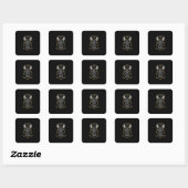 Sticker Carré vous manquant je pense toujours à vous (Feuille)