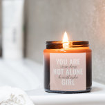 Sticker Carré Vous N'Êtes Pas Une Seule Fille Citation De Motiva<br><div class="desc">Vous N'Êtes Pas Une Seule Fille Citation De Motivation Positive</div>