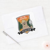 Sticker Carré Vous seul pouvez prévenir les fascistes (Enveloppe)