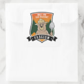 Sticker Carré Vous seul pouvez prévenir les fascistes (Sac)