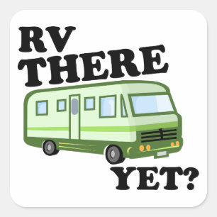 Sticker Carré VOUS Y ÊTES ENCORE ? (vert)