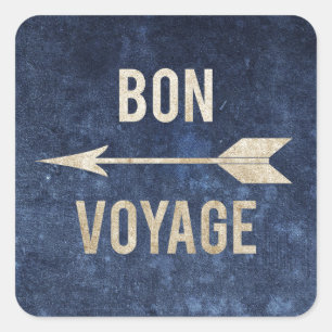 Sticker Carré Voyage de fève