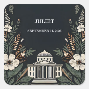 Sticker Carré Vraiment captivante fête de mariage à la mairie de