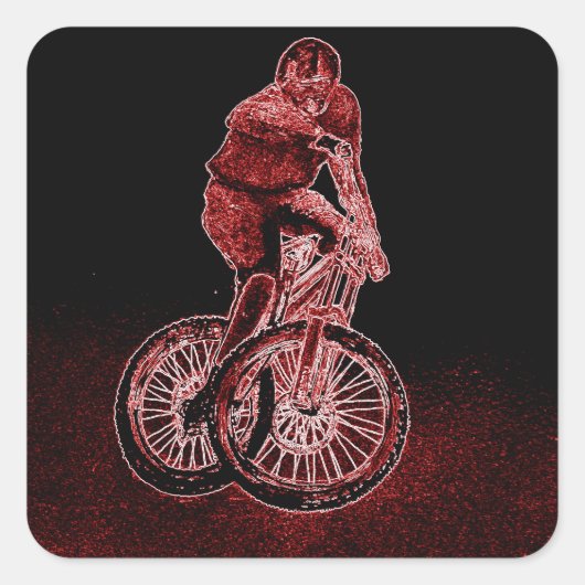 STICKER CARRÉ VTT (Devant)