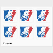 Sticker Carré VTT Arkansas (Feuille)