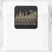Sticker Carré VTT Downhill (Sac)