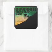 Sticker Carré VTT Downhill (Sac)
