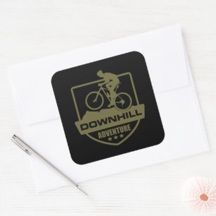 Sticker Carré VTT Downhill mtb