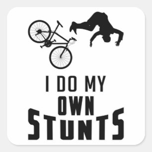 Sticker Carré VTT Vélo Vélos Vélos Descente Idée cadeau