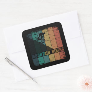 Sticker Carré VTT vintage