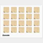 Sticker Carré Vue comparative (Feuille)