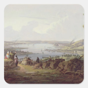 Sticker Carré Vue de Greenock, Ecosse