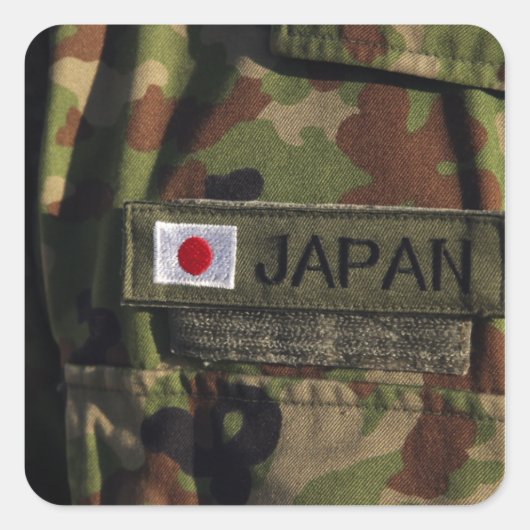 Sticker Carré Vue de gros plan 2 (Devant)