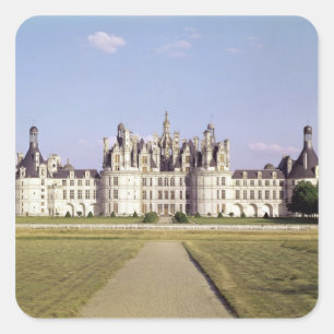 Sticker Carré Vue de la façade du nord-ouest, 1519-46