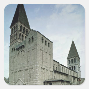 Sticker Carré Vue de la façade ouest, 10e-11e siècle