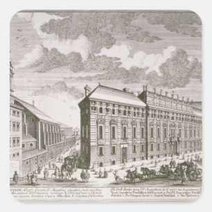 Sticker Carré Vue de la représentation de Dorotheergasse