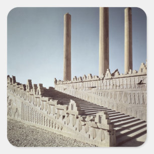 Sticker Carré Vue de l'escalier est de l'Apadana