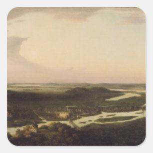 Sticker Carré Vue de Potsdam au 17ème siècle, 1851