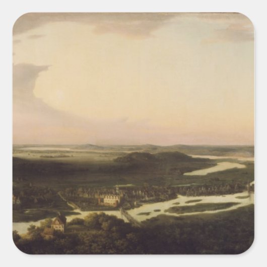 Sticker Carré Vue de Potsdam au 17ème siècle, 1851 (Devant)