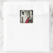 Sticker Carré Vue du hall et de l'escalier (Sac)