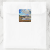 STICKER CARRÉ VUE DU LAC (Sac)