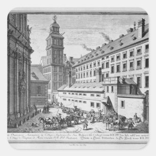 Sticker Carré Vue du nouvel observatoire des Jésuites