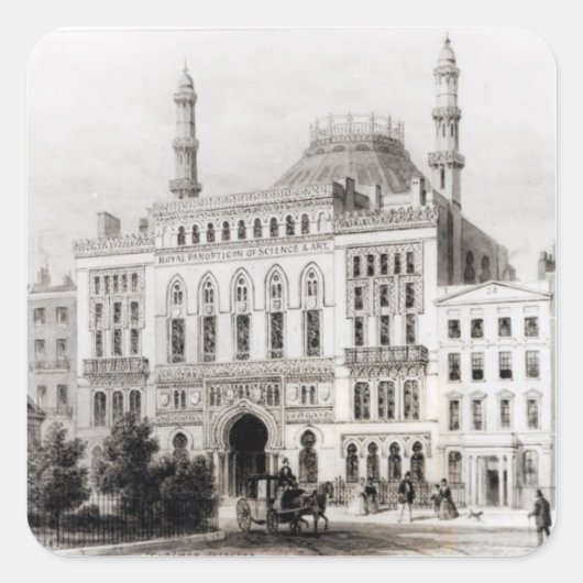 Sticker Carré Vue du Panoplie royale des sciences et de la techn (Devant)