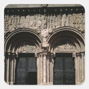 Sticker Carré Vue du portique de las Platerias