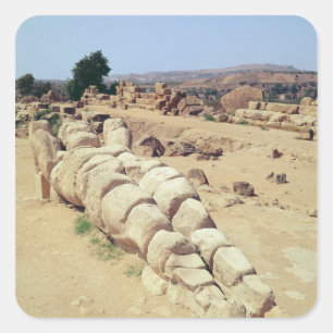 Sticker Carré Vue d'une des statues géantes de Telemon