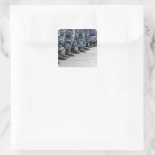 Sticker Carré Vue en faible section des marins (Sac)