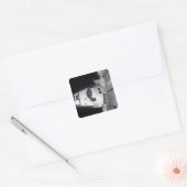 Sticker Carré Vue en grand angle du cabine de l'équipage (Enveloppe)