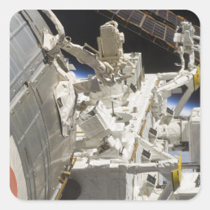 Sticker Carré Vue en gros plan des composants