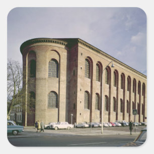 Sticker Carré Vue extérieure de l'Aula Palatina, c.310 construi