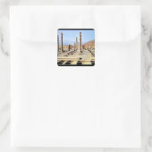 Sticker Carré Vue générale de l'Apadana fondée c.518 BC (Sac)