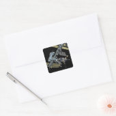 Sticker Carré Vue générée par ordinateur 13 (Enveloppe)