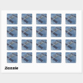 Sticker Carré Vue générée par ordinateur 22 (Feuille)