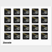 Sticker Carré Vue générée par ordinateur 26 (Feuille)