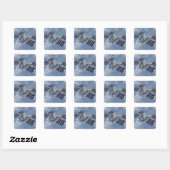 Sticker Carré Vue générée par ordinateur 3 (Feuille)