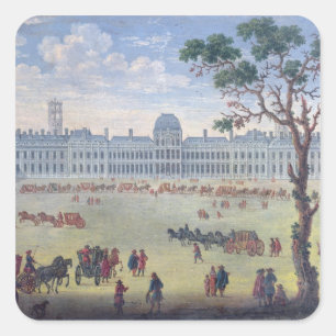 Sticker Carré Vue imaginaire du Tuileries
